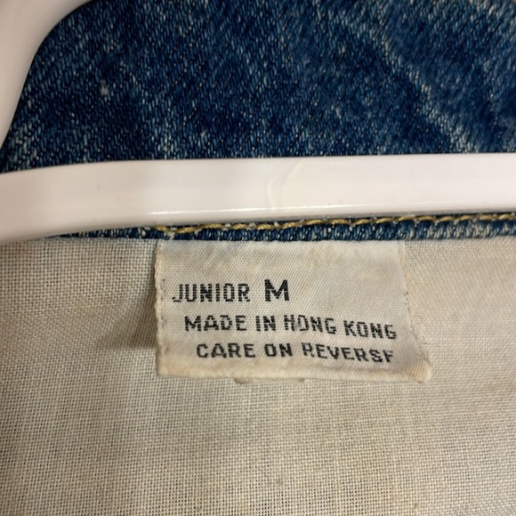 Jean jacket with patchwork - Picture 7 of 7